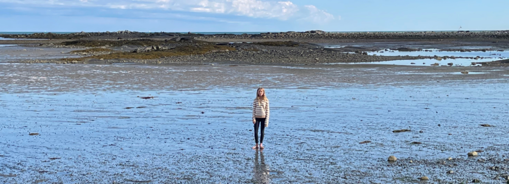 Finding Yourself Low tide Kennebunkport Maine